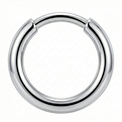 Titanium Earring Round Circle Shape Design Clicker
