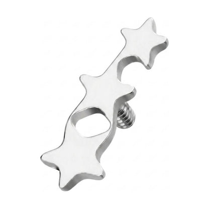 Titanium Top Three Stars Constellation Internally Threaded